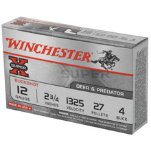 Load image into Gallery viewer, Win Superx 12ga 2.75 #4bk 27pl 5-250