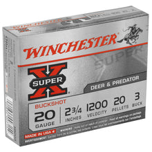 Load image into Gallery viewer, Win Superx 20ga 2.75 #3bk 20pl 5-250