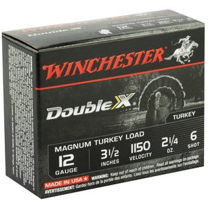 Win Dbl X Mag Trky 12ga 3.5" #6 10-