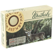 Load image into Gallery viewer, Wby Ammo 257wby 80gr Ttsx 20-200